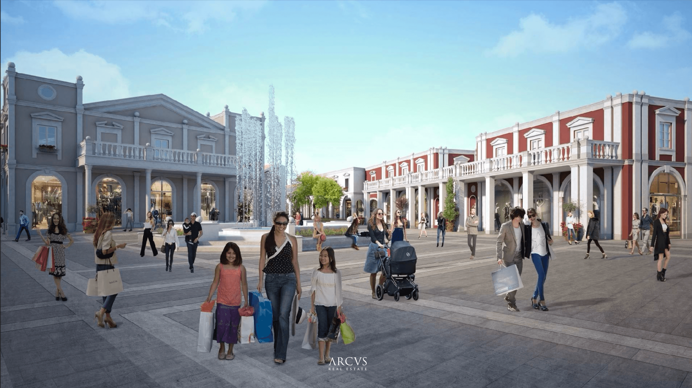 Roma Outlet Village architecture